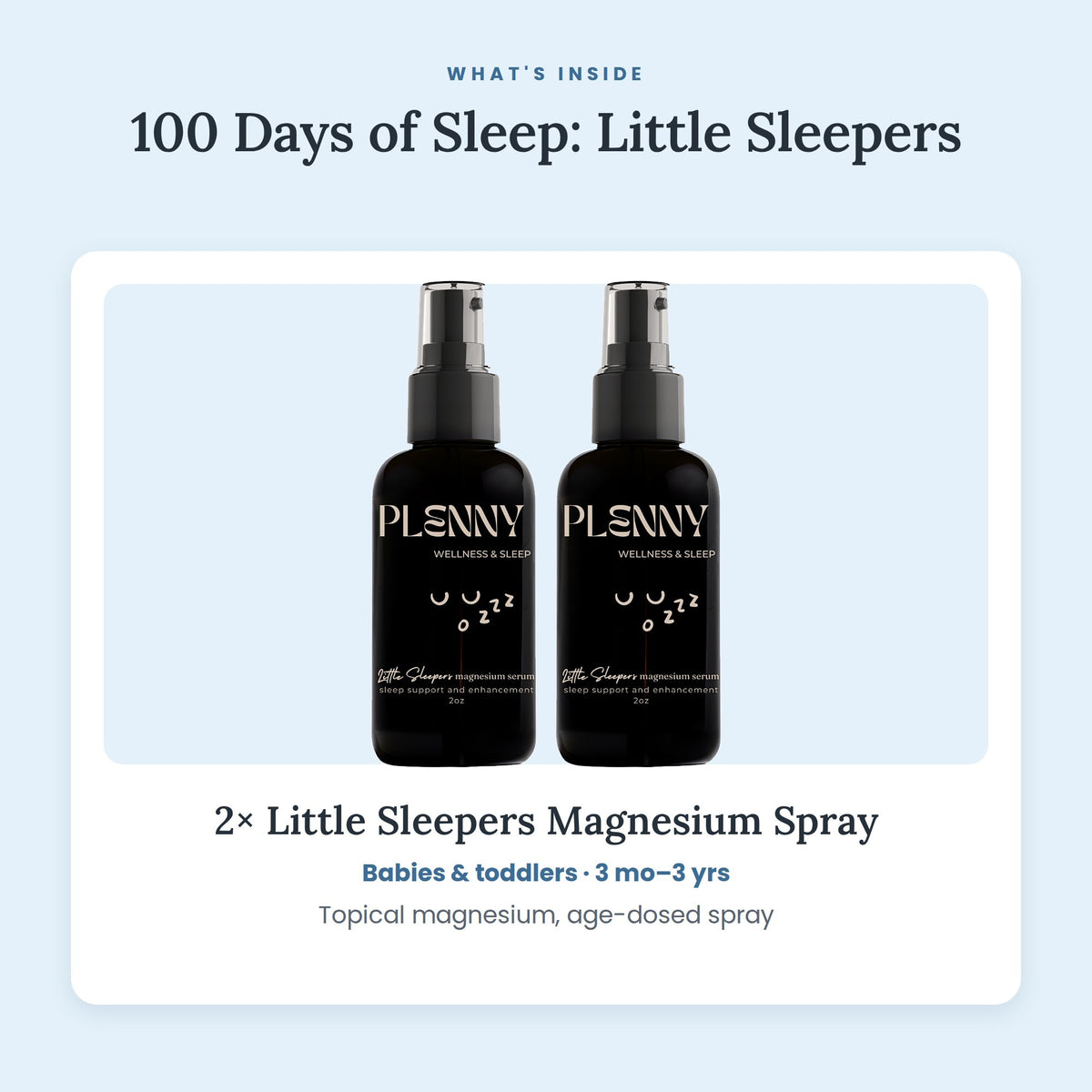 Plenny 100 Days Of Sleep Little Sleepers - Inside