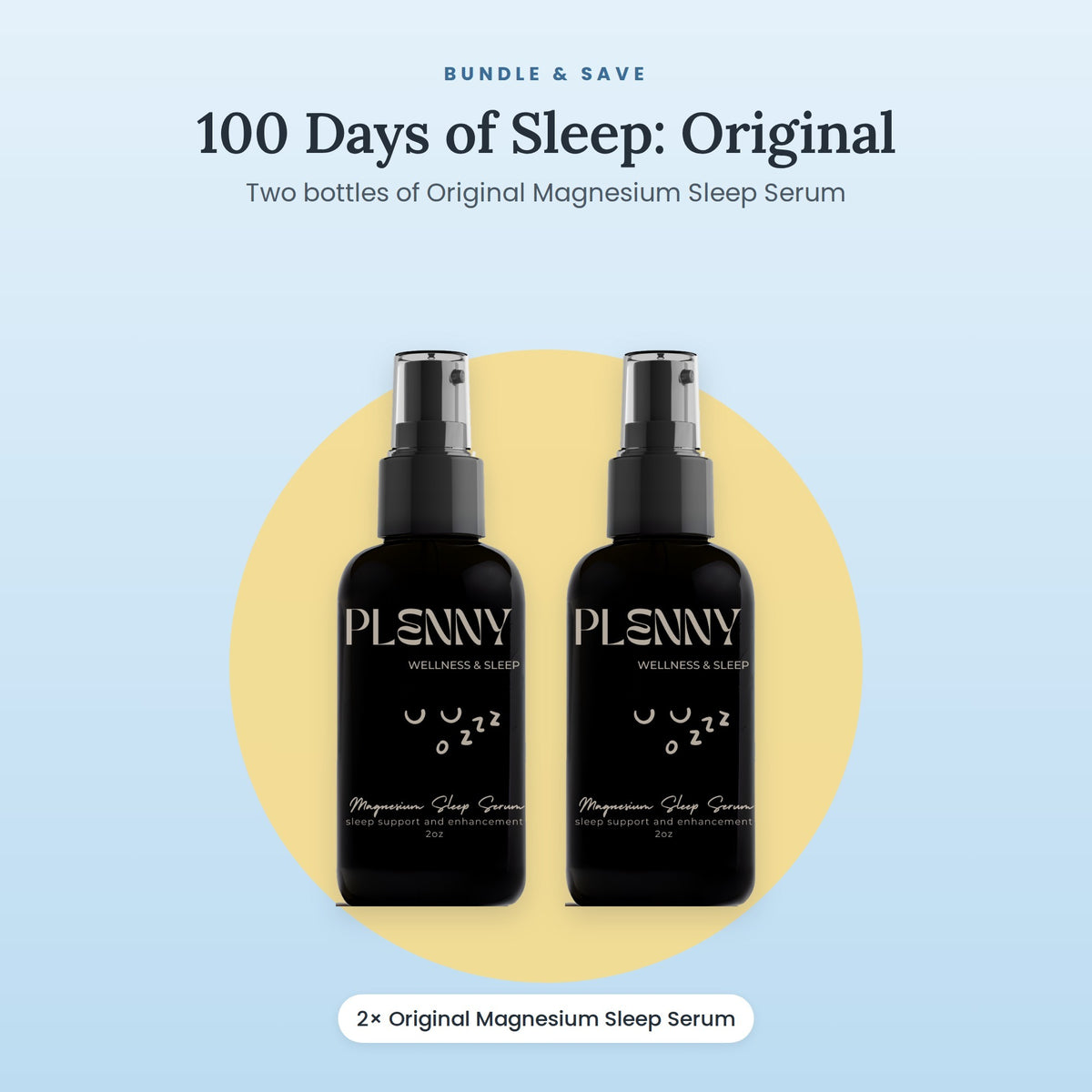 Plenny 100 Days Of Sleep Original - Hero