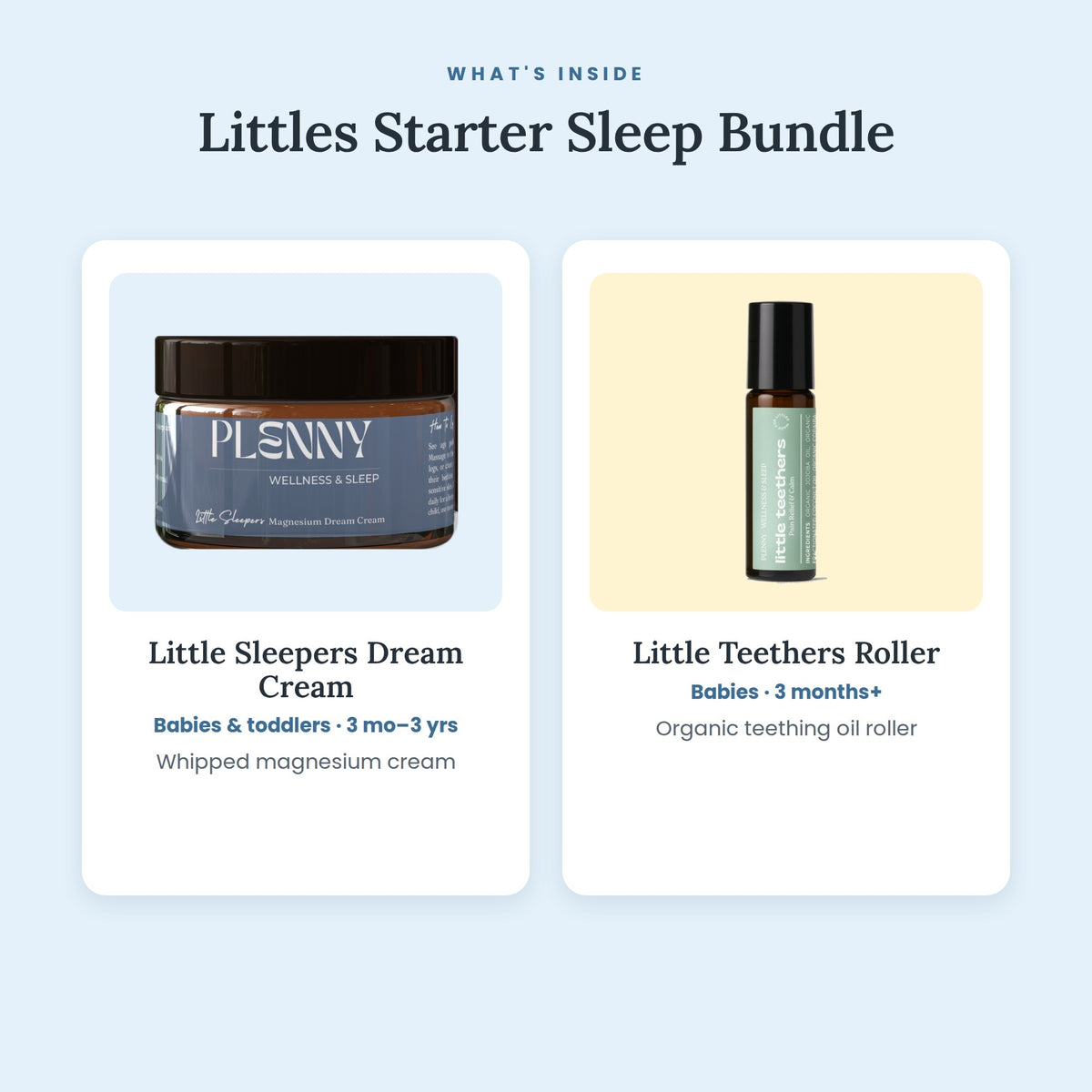 Plenny Littles Starter Sleep Bundle - Inside