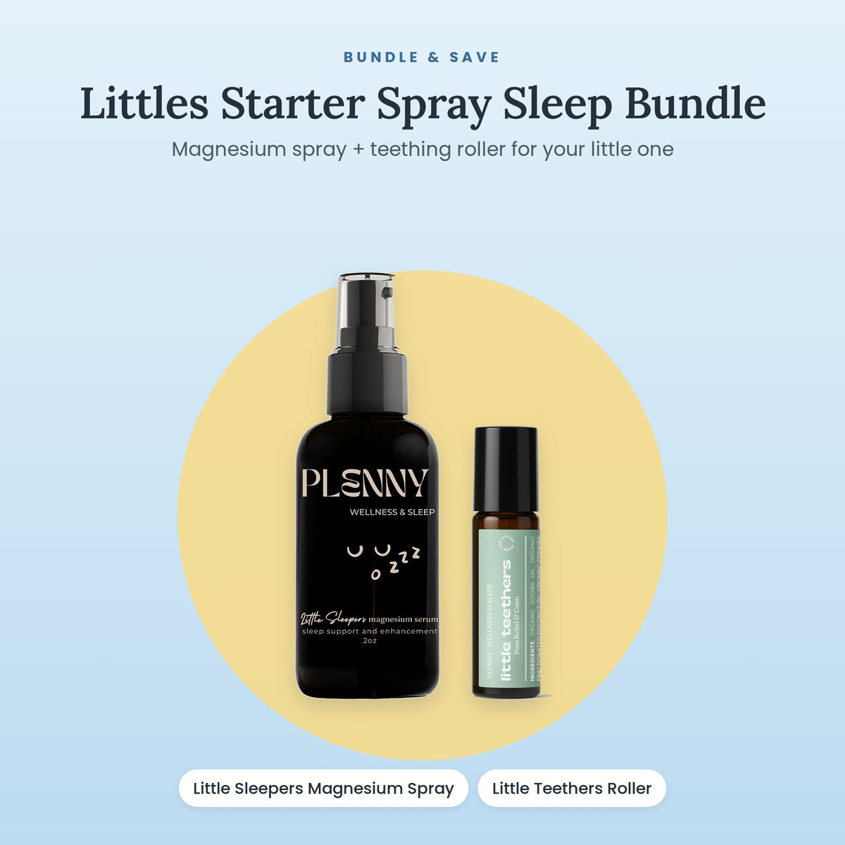 Plenny Littles Starter Spray Sleep Bundle - Hero