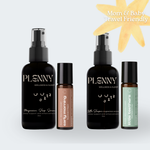 Mom and Baby Dreamy Spray Bundle: two magnesium sprays with Little Teethers and Early Morning rollers