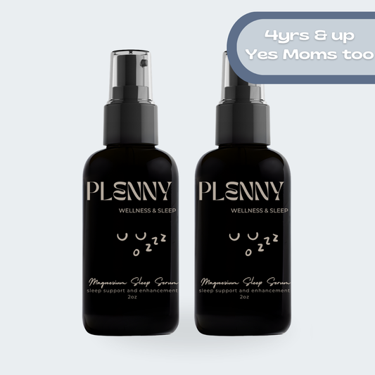 Two bottles of Original Magnesium Sleep Serum for ages 4 and up, 100 Days of Sleep bundle