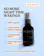 Little Sleepers magnesium spray with a checklist: 100% organic, calms restless babies and toddlers
